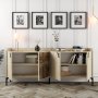 HANAH HOME Komoda Venedik Walnut Travertine - slika 3