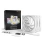 BE QUIET Light Wings 140mm PWM HS 3-Pack White BL103 ventilator - slika 4