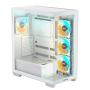 GIGABYTE C500 Panoramic Stealth Ice GB-C500PI ST Belo midi kućište - slika 3