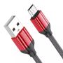 LDNIO LS431 kabl USB A na micro USB crni - slika 1