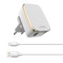LDNIO A1204Q QC3.0 USB kućni punjač sa micro USB kablom - slika 1
