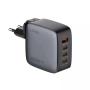 LDNIO Q408 GaN 100W 4x USB Kućni punjač sa USB C kablom crni - slika 1