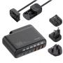 LDNIO A6140C GaN 140W 6x USB Kućni punjač sa USB C kablom crni - slika 2