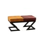 Atelier del Sofa Tabure Brda Mustard Claret Red - slika 2