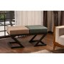Atelier del Sofa Tabure Brda Beige Green - slika 1