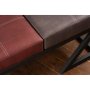 Atelier del Sofa Tabure Brda Anthracite Claret Red - slika 3
