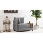 Atelier del Sofa Fotelja Fly Armchair Left Grey - slika 1