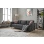 Atelier del Sofa Sofa trosed Kale Linen Anthracite - slika 2