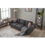 Atelier del Sofa Sofa trosed Kale Linen Anthracite - slika 3