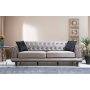 Atelier del Sofa Sofa trosed Polyanna Grey - slika 1