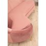 Atelier del Sofa Sofa trosed Eses Left Pink - slika 4