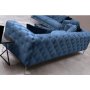 Atelier del Sofa Sofa trosed Como 3 Seater Blue - slika 2
