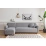 Atelier del Sofa Ugaona garnitura Eddy Corner (CHL 3R) Light Grey - slika 1