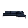 Atelier del Sofa Ugaona garnitura Papira Corner Right (L3+Chl) Navy Blue - slika 4