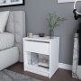 HANAH HOME Noćni stočić Sheridan White - slika 3