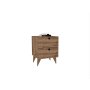 HANAH HOME Noćni stočić Kada Walnut v2 - slika 2