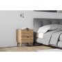 HANAH HOME Noćni stočić Kada Walnut v2 - slika 1