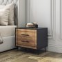 HANAH HOME Noćni stočić Night Walnut - slika 1