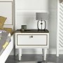 HANAH HOME Noćni stočić Ravenna White - slika 2