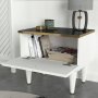 HANAH HOME Noćni stočić Ravenna White - slika 3