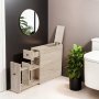 HANAH HOME Kupatilski ormarić Calencia Travertine - slika 1