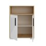 HANAH HOME Kupatilski ormarić Moon Sapphire Oak White - slika 4