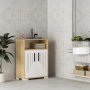 HANAH HOME Kupatilski ormarić Moon Sapphire Oak White - slika 1