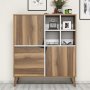 HANAH HOME Višenamenski ormar Pulse Walnut White - slika 1