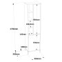 HANAH HOME Višenamenski ormar Vı2 W - slika 5