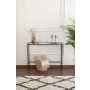 HANAH HOME Konzolni stočić Canvas Black - slika 2