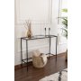 HANAH HOME Konzolni stočić Canvas Black - slika 1