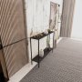 HANAH HOME Konzolni stočić Kuba Black - slika 4