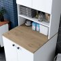 HANAH HOME Ormarić za veš mašinu KD102 2160 Walnut - slika 4