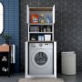 HANAH HOME Ormarić za veš mašinu KD102 2160 Walnut - slika 5
