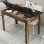 HANAH HOME Kuhinjski sto Kiev 509 Walnut Black - slika 4