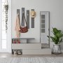 HANAH HOME Cipelarnik sa čivilukom Ramda Light Mocha Anthracite - slika 1