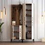 HANAH HOME Cipelarnik sa čivilukom Berlin BA Walnut Cream - slika 3