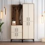 HANAH HOME Cipelarnik sa čivilukom Berlin BA Walnut Cream - slika 1