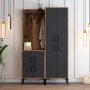 HANAH HOME Cipelarnik sa čivilukom Berlin BA Walnut Anthracite - slika 1