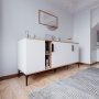 HANAH HOME Komoda Tarz Oak White - slika 4