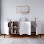 HANAH HOME Komoda Tarz Oak White - slika 5