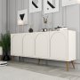 HANAH HOME Komoda Lyon 81 Cream Walnut - slika 3
