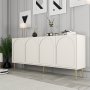 HANAH HOME Komoda Lyon 80 Cream Gold - slika 3