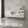HANAH HOME Komoda Nice White Gold - slika 2