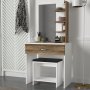 HANAH HOME Sto za šminkanje Olivia White Walnut - slika 1