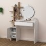 HANAH HOME Sto za šminkanje Mup White Oak - slika 1