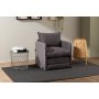 Atelier del Sofa Fotelja na razvlačenje Saga Single Grey - slika 2