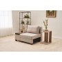 Atelier del Sofa Fotelja na razvlačenje Perenna Linen Left Cream - slika 2