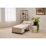 Atelier del Sofa Fotelja na razvlačenje Perenna Chenille Right Cream - slika 3
