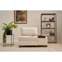 Atelier del Sofa Fotelja na razvlačenje Perenna Chenille Right Cream - slika 1